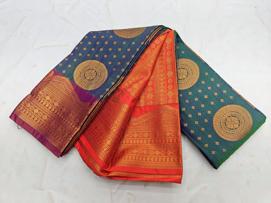 Fancy Border SOFT SILK Sarees