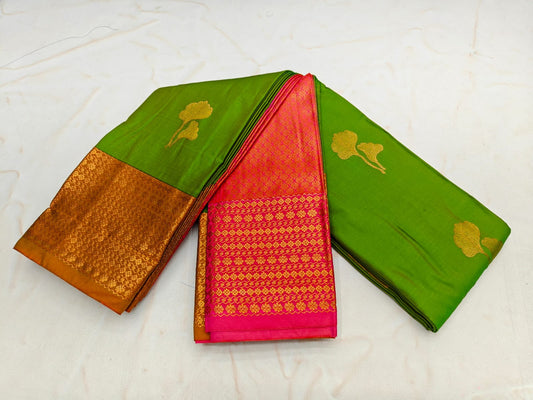 Fancy Border SOFT SILK Sarees