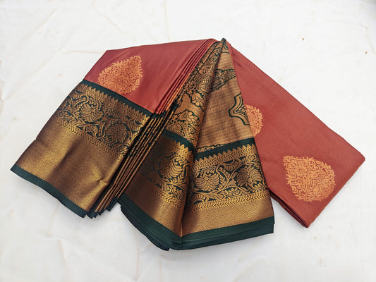 _Fancy KUTTU Border SOFT SILK Sarees