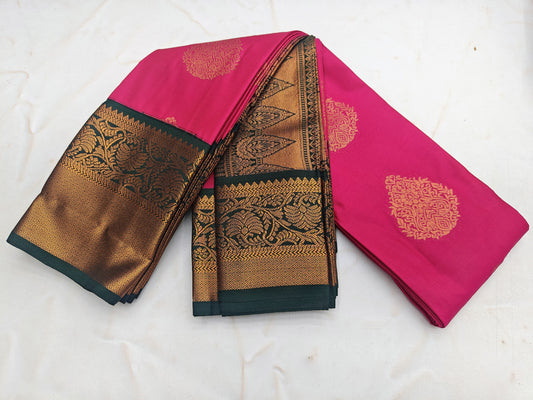 _Fancy KUTTU Border SOFT SILK Sarees