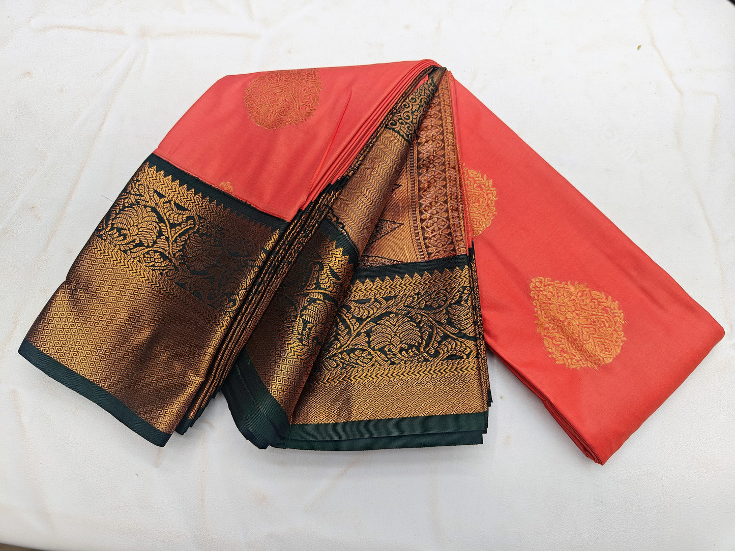 _Fancy KUTTU Border SOFT SILK Sarees