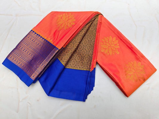 _Fancy KUTTU Border SOFT SILK Sarees