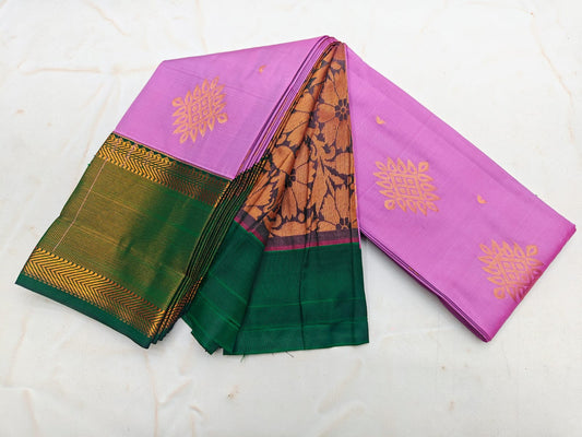 _Fancy KUTTU Border SOFT SILK Sarees