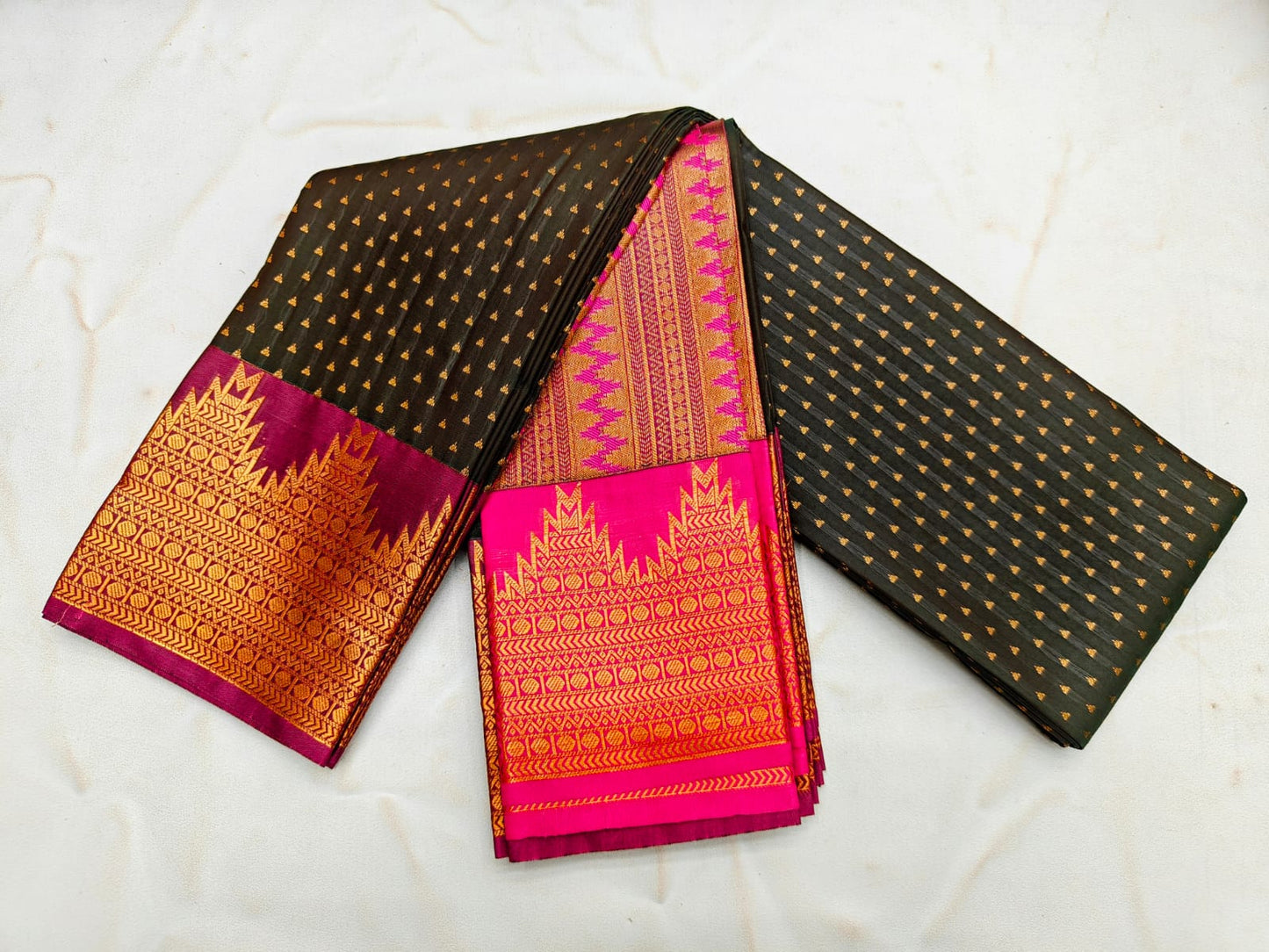 Fancy Border SOFT SILK Sarees