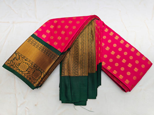 _Fancy KUTTU Border SOFT SILK Sarees