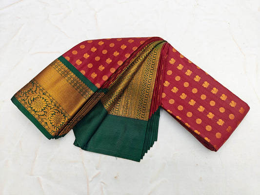 _Fancy KUTTU Border SOFT SILK Sarees