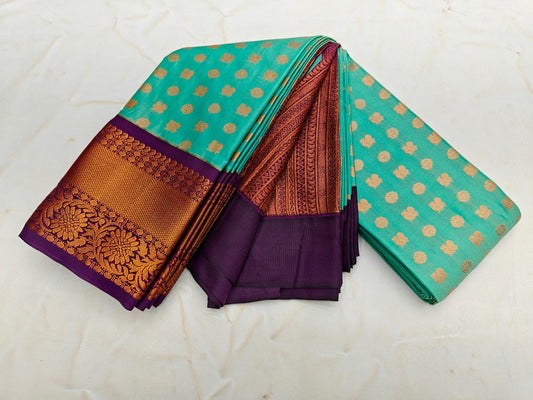 _Fancy KUTTU Border SOFT SILK Sarees