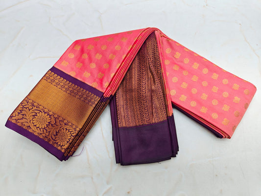 _Fancy KUTTU Border SOFT SILK Sarees