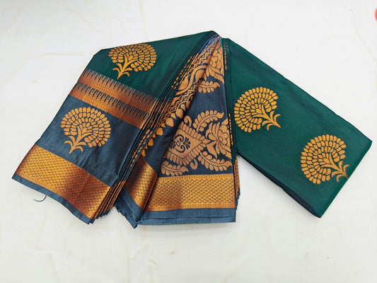 Fancy Border SOFT SILK Sarees