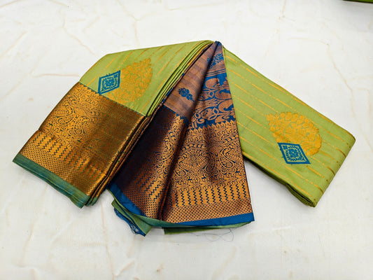 Fancy Border SOFT SILK Sarees