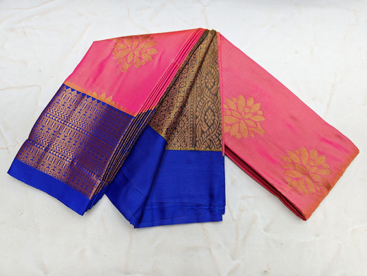 Fancy KUTTU Border SOFT SILK Sarees _