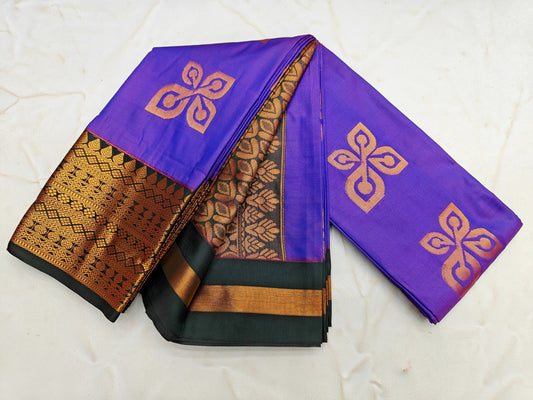 Fancy KUTTU Border SOFT SILK Sarees _