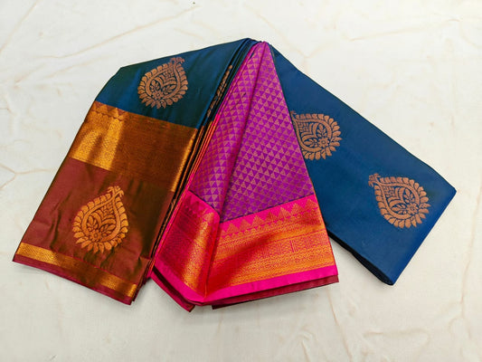 _Fancy Border SOFT SILK Sarees