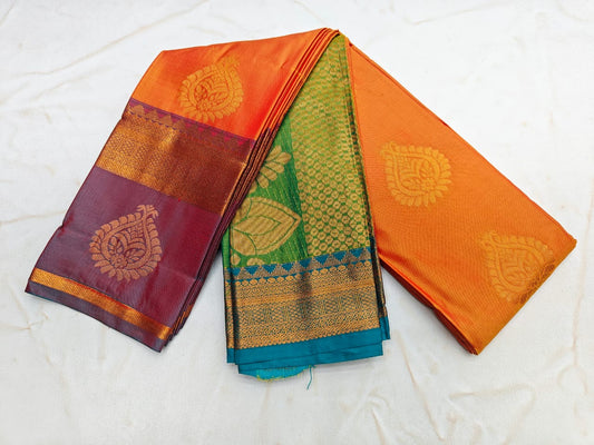 Fancy Border SOFT SILK Sarees