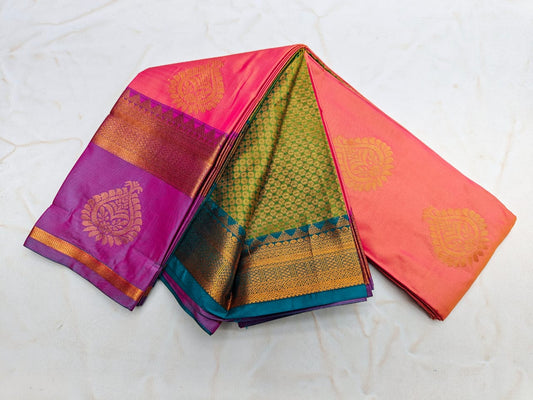 Fancy Border SOFT SILK Sarees