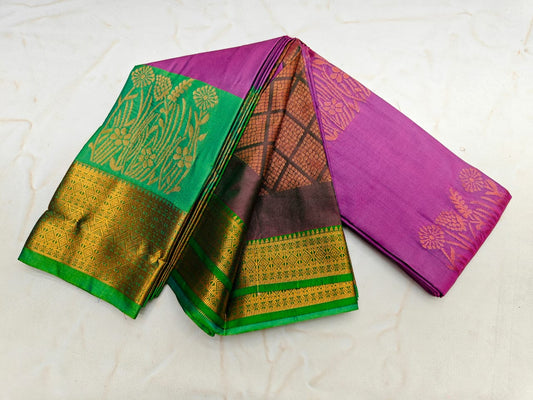 Fancy Border SOFT SILK Sarees