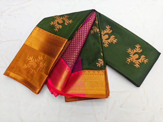 Fancy Border SOFT SILK Sarees