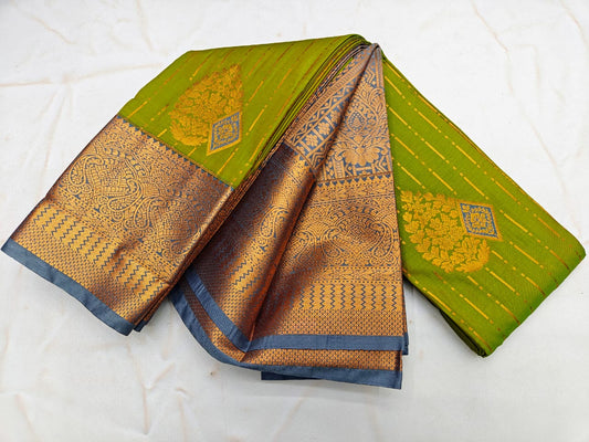 _Fancy Border SOFT SILK Sarees _🌺