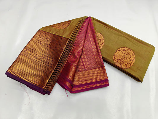 _Fancy Border SOFT SILK Sarees _🌺