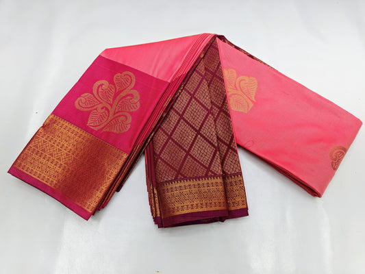 🌺 _Fancy Border SOFT SILK Sarees _🌺