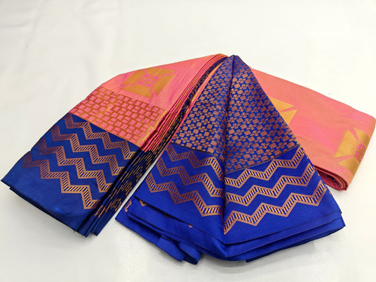 🌺 _Fancy Border SOFT SILK Sarees _🌺