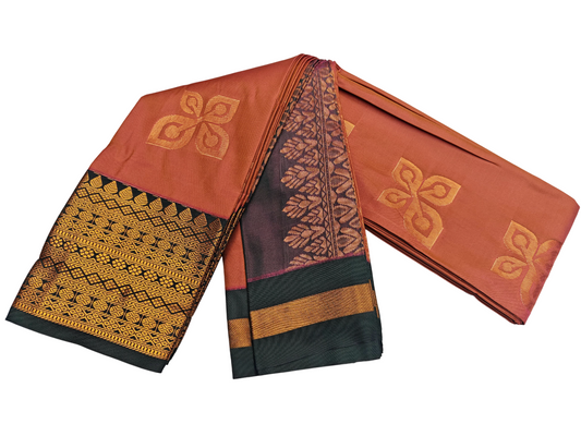 Fancy Border SOFT SILK Sarees _🌺