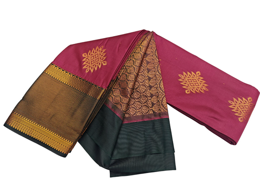 Fancy Border SOFT SILK Sarees _🌺