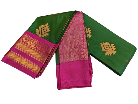 Fancy Border SOFT SILK Sarees _🌺