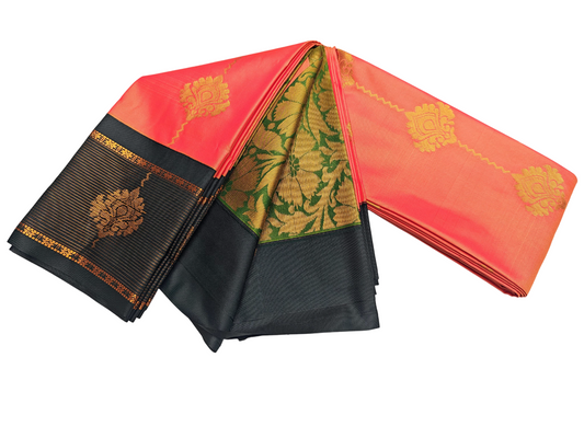 Fancy Border SOFT SILK Sarees _🌺