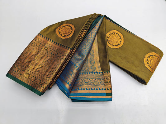 Fancy Border SOFT SILK Sarees _🌺