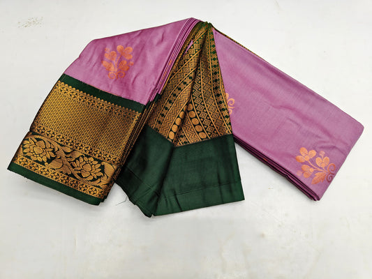 🌺 _Fancy Border SOFT SILK Sarees _🌺