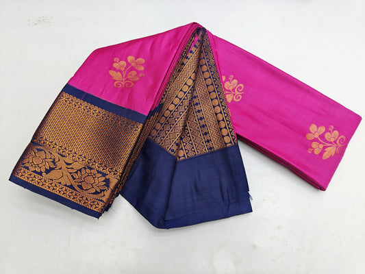 🌺 _Fancy Border SOFT SILK Sarees _🌺
