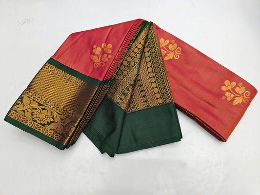 🌺 _Fancy Border SOFT SILK Sarees _🌺