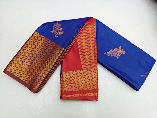 🌺 _Fancy Border SOFT SILK Sarees _🌺