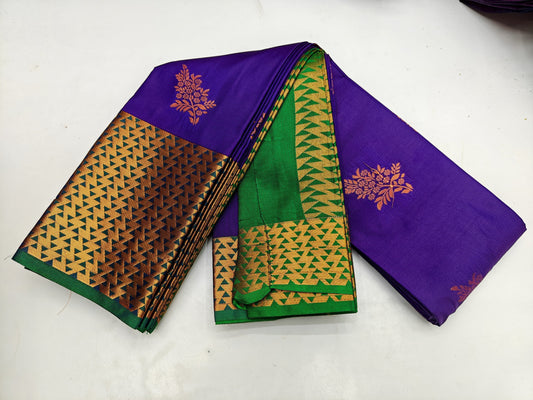 🌺 _Fancy Border SOFT SILK Sarees _🌺