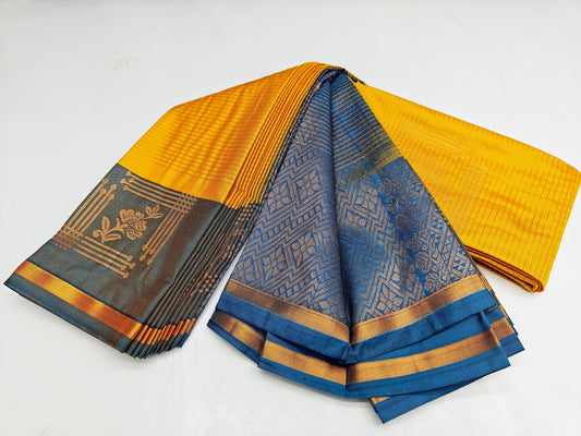 🌺 _Fancy Border SOFT SILK Sarees _🌺