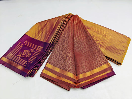 🌺 _Fancy Border SOFT SILK Sarees _🌺