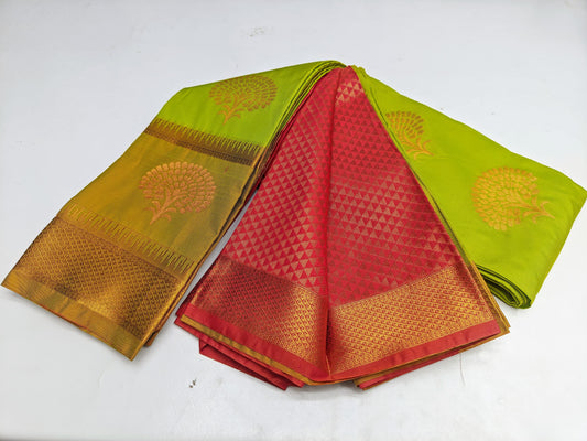 🌺 _Fancy Border SOFT SILK Sarees _🌺