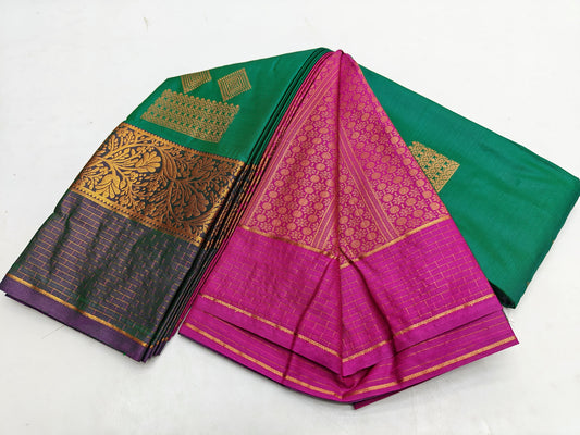 🌺 _Fancy Border SOFT SILK Sarees _🌺