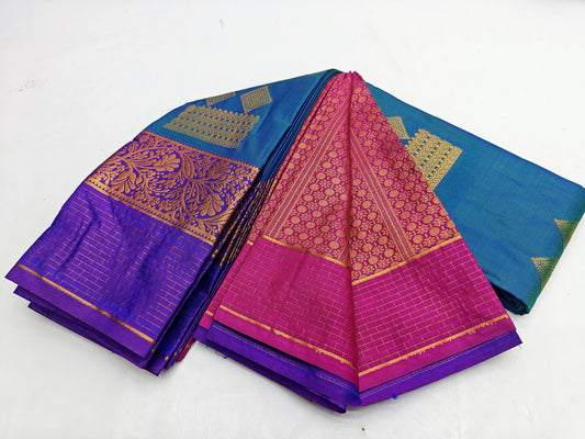 🌺 _Fancy Border SOFT SILK Sarees _🌺