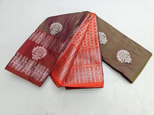 🌺 _Fancy Border SOFT SILK Sarees _🌺