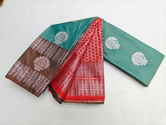 🌺 _Fancy Border SOFT SILK Sarees _🌺