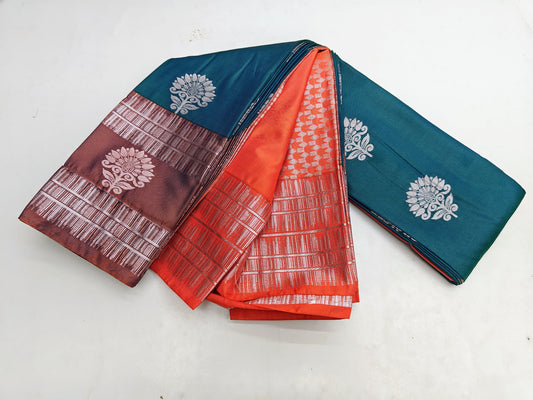 🌺 _Fancy Border SOFT SILK Sarees _🌺