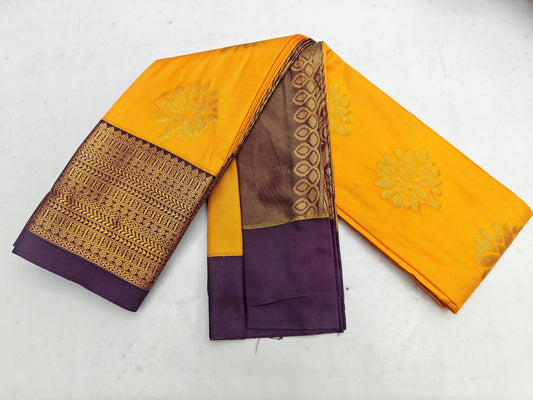🌺 _Kuttu Border SOFT SILK Sarees _🌺