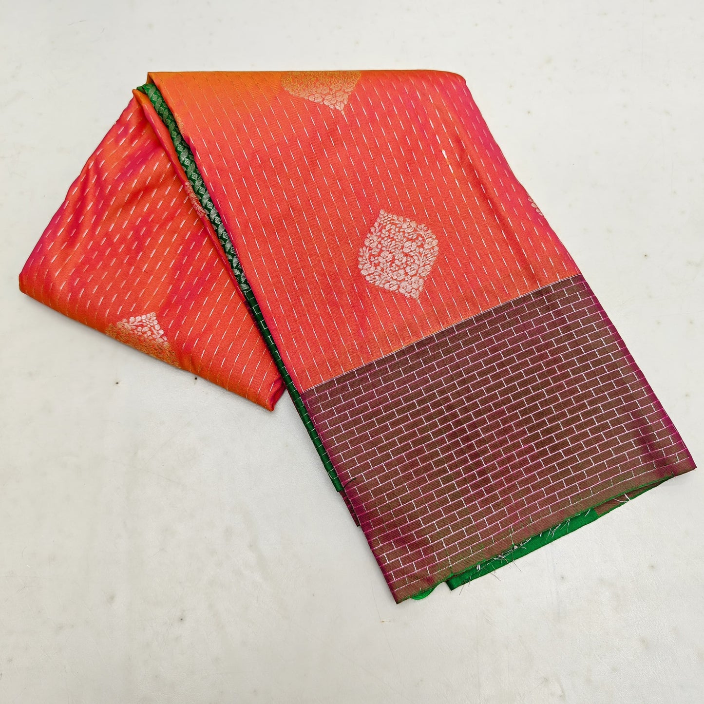 Pink Sliver Zari SOFT SILK Sarees _🌺