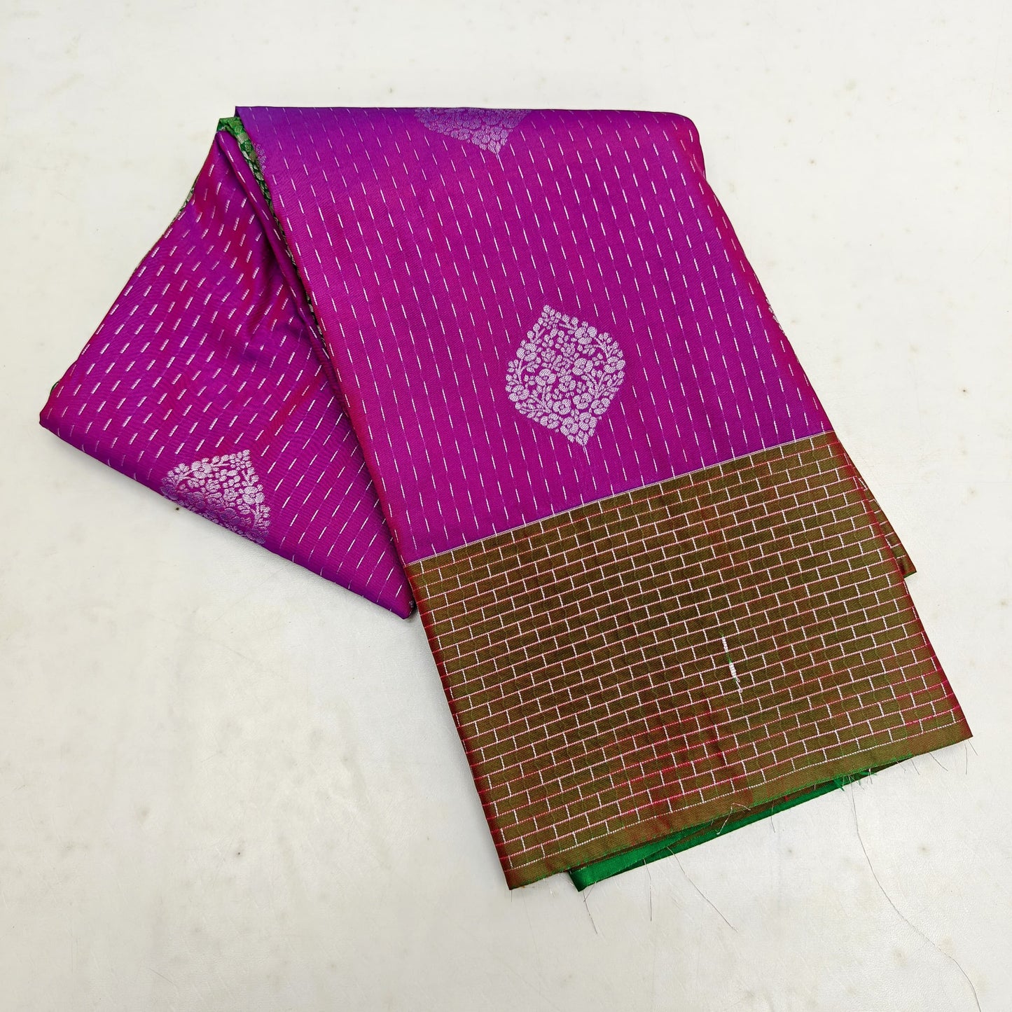 Pink Sliver Zari SOFT SILK Sarees _🌺