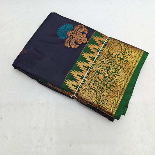 🌺 _Electronic copper Zari SOFT SILK Sarees _🌺