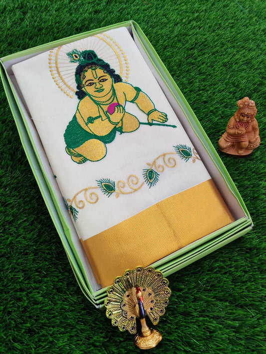 Traditional ONAM Kasavu Collection