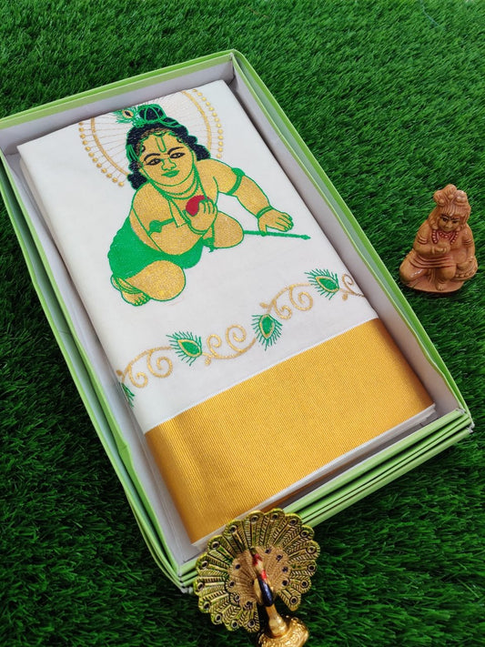 Traditional ONAM Kasavu Collection