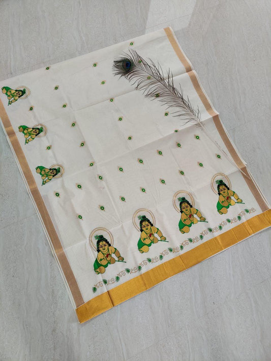 Traditional ONAM Kasavu Collection